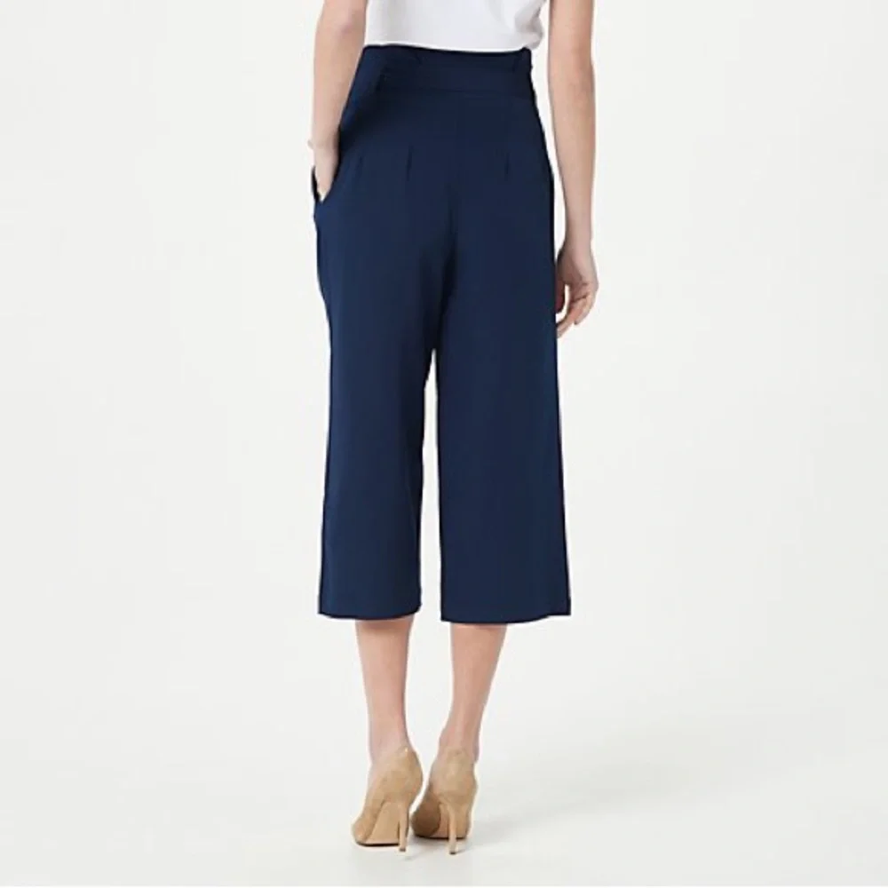 Anthropologie Bishop + Young Paperbag Crop Pants NEW - Picture 3 of 14